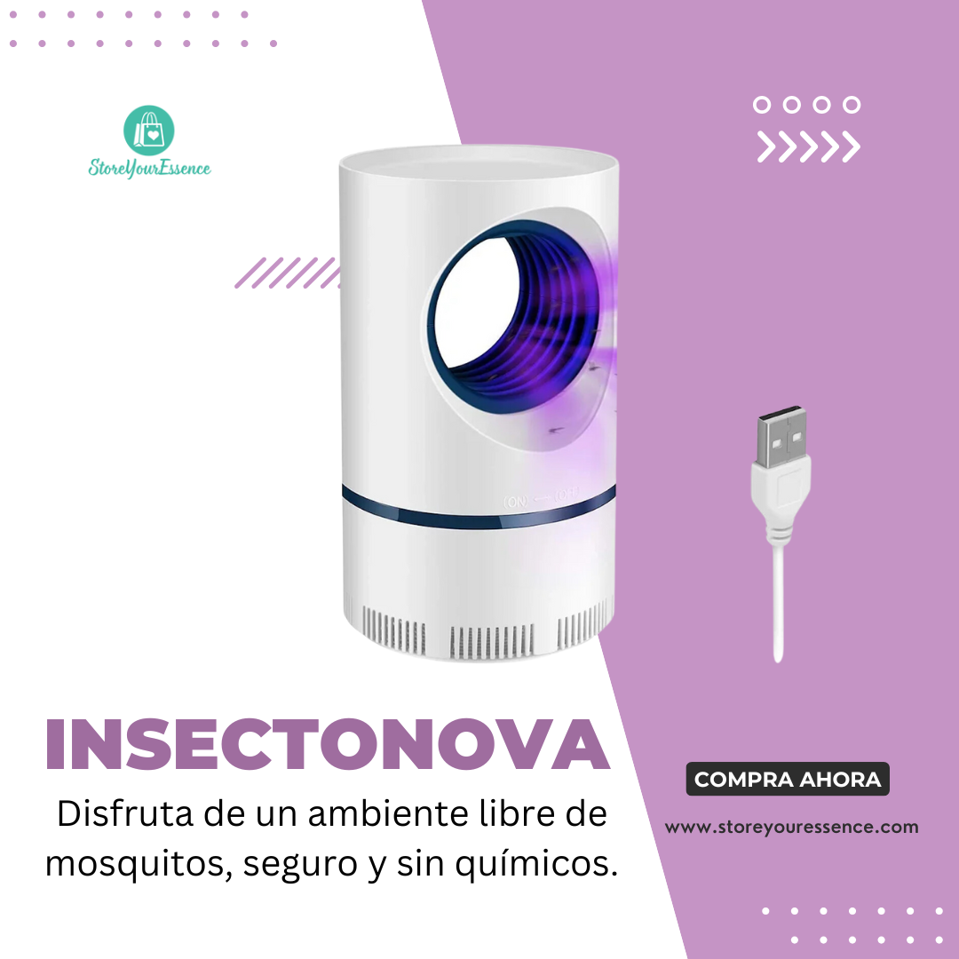 INSECTONOVA ™ Lampara matamosquitos led