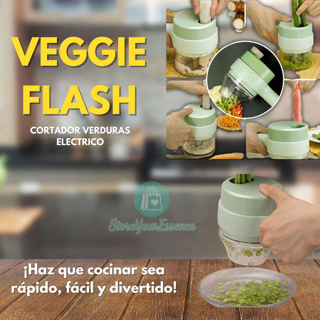 VEGGIE FLASH™ cortador de verduras