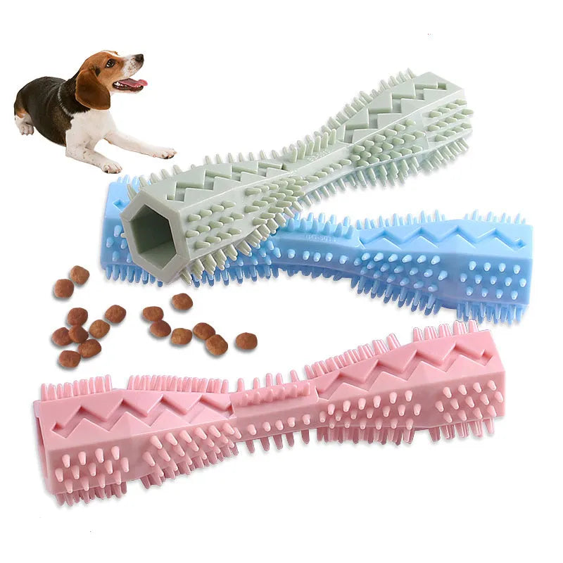 ¡Haz que el cuidado dental de tu perro sea divertido con nuestro Juguete Cepillo para Masticar!