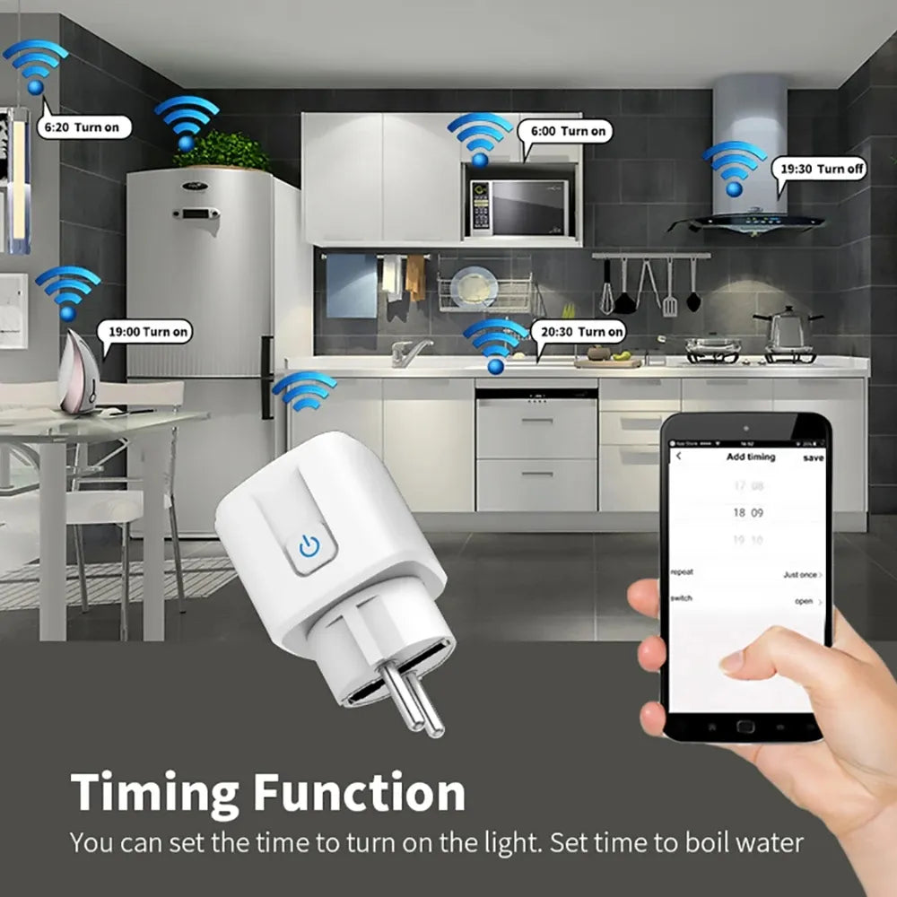 Enchufe Inteligente WiFi: Control por Voz con Alexa y Google Assistant