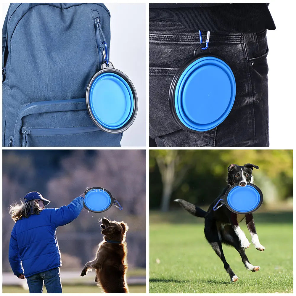 Cuenco Plegable para Mascotas: Práctico, Compacto y Conveniente