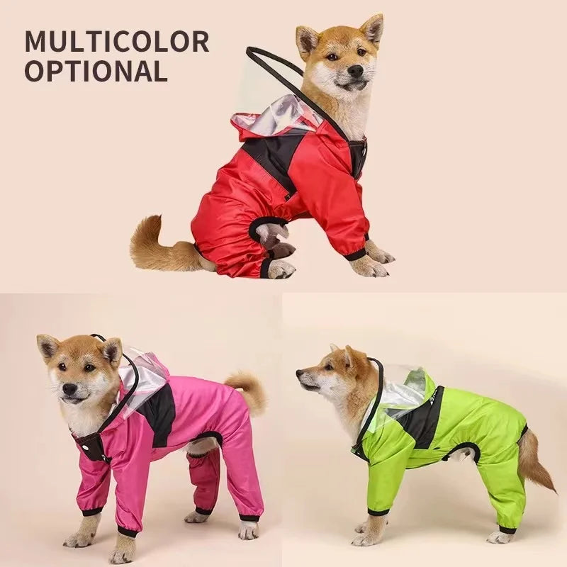 🐾 ¡Protege a tu mejor amigo de la lluvia con nuestra chaqueta impermeable para perros! 🌧️