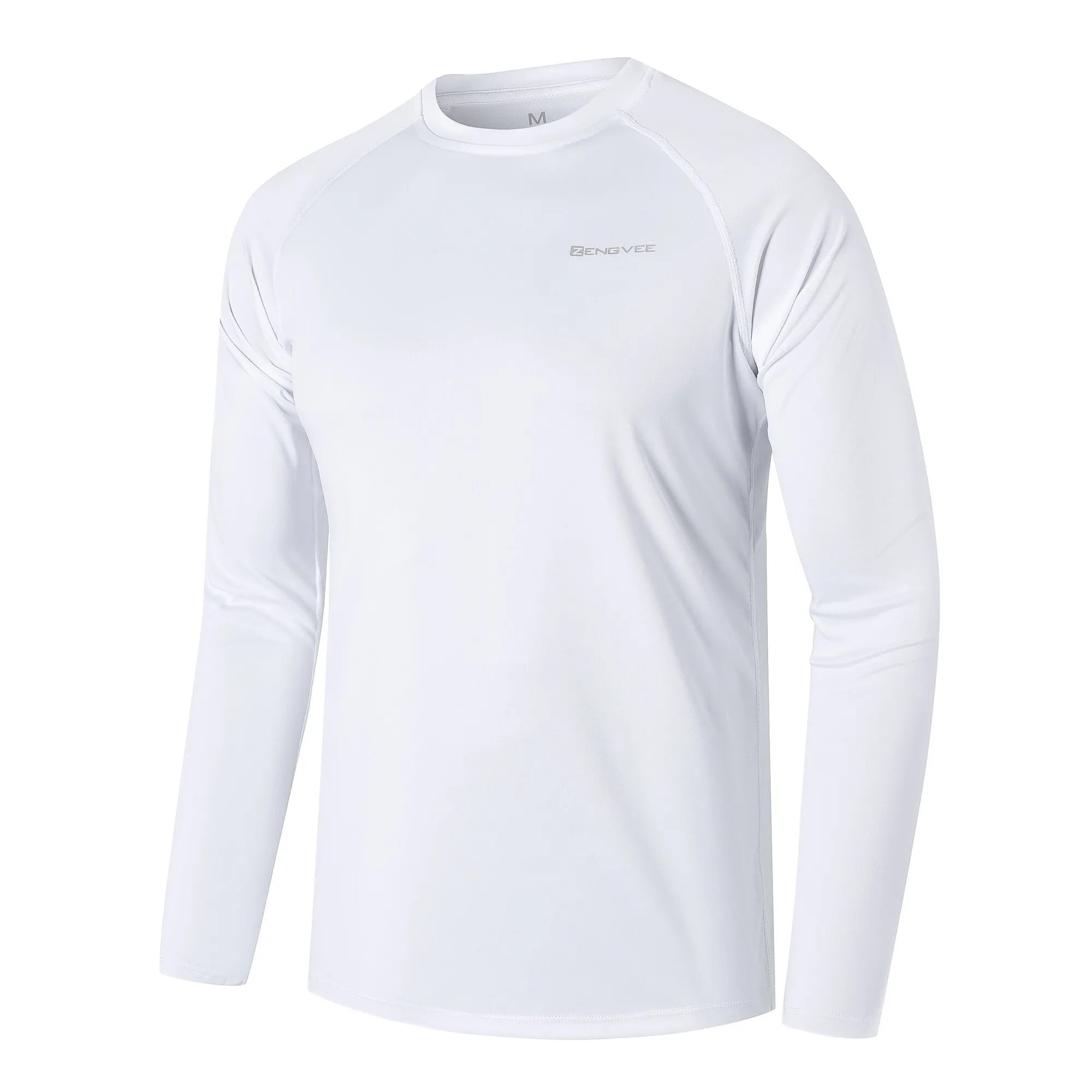 Camisetas deportivas de manga larga para hombre, protección solar UPF 50+